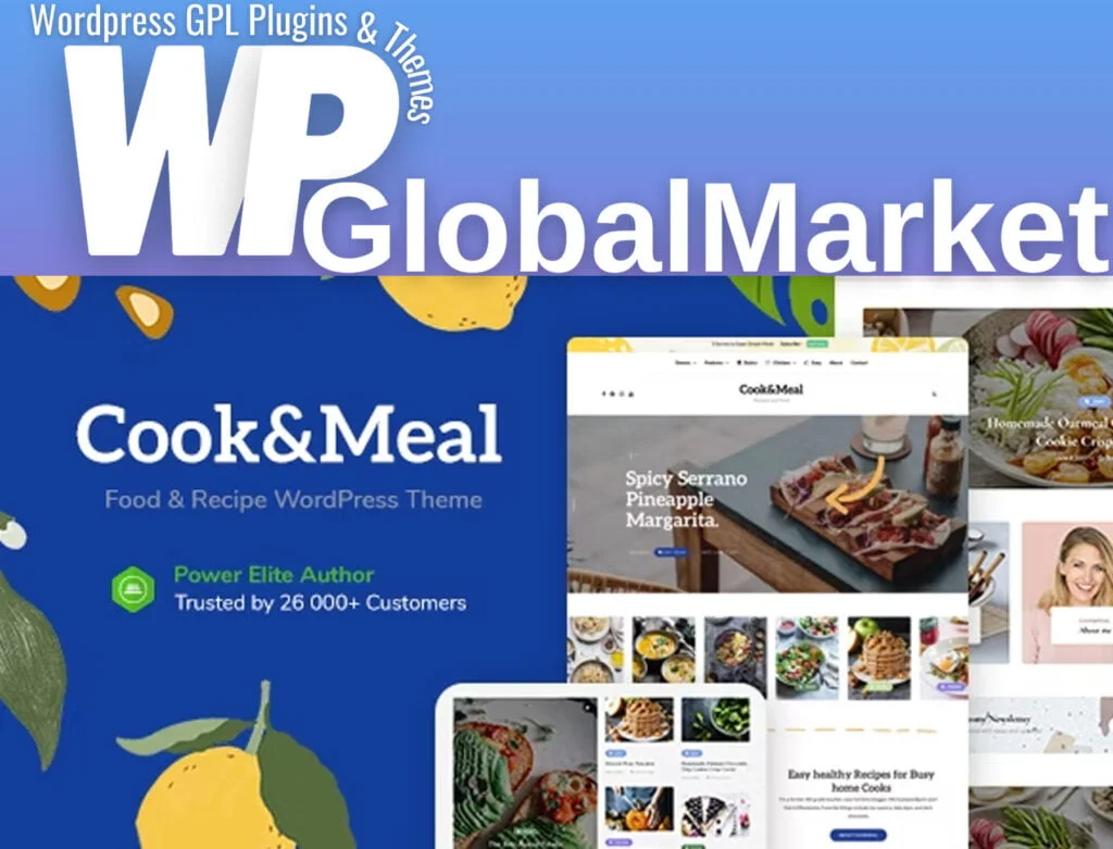 Cookandmeal – food blog and recipe wordpress theme