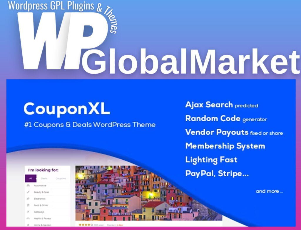 CouponXL – Coupons, Deals & Discounts WP Theme