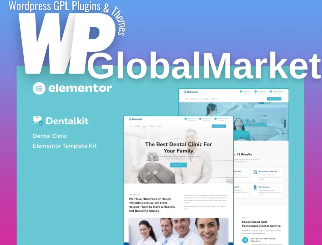 Dentistkit – dental clinic elementor template kit