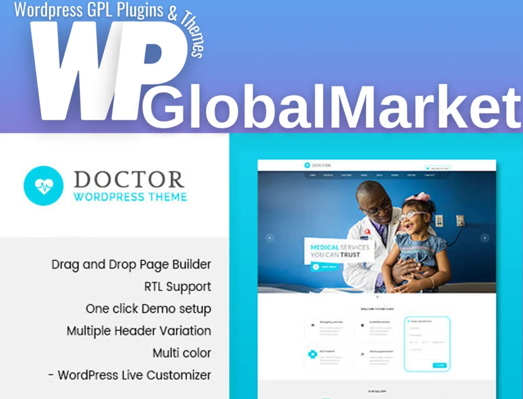 Doctor – medical & health wordpress theme