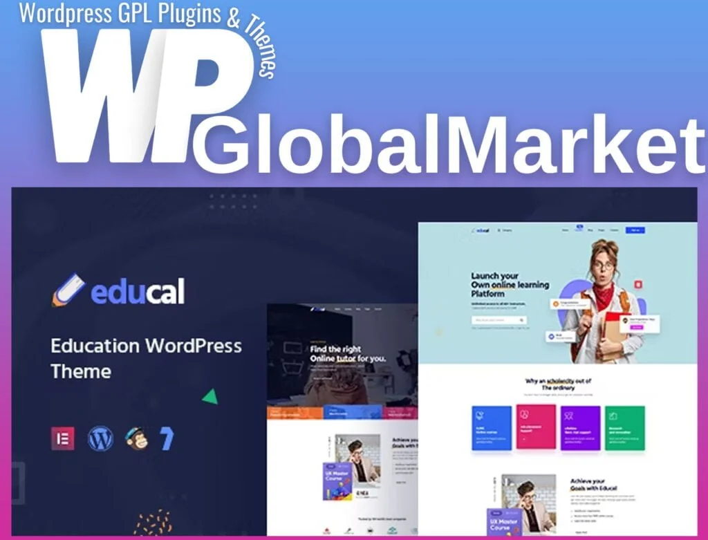 Educal – online courses and education wordpress theme