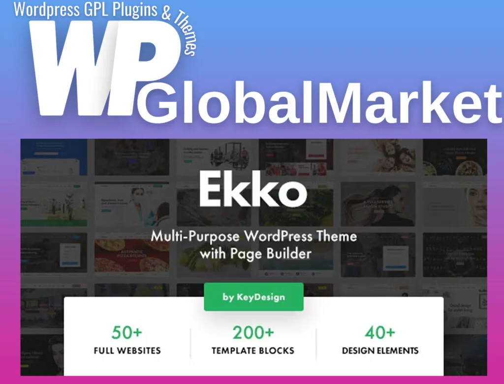 Ekko multi-purpose theme & builder