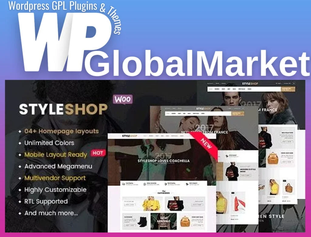 Elegant themes styleshop woocommerce theme