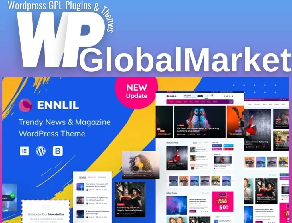 Ennlil – modern magazine wordpress theme