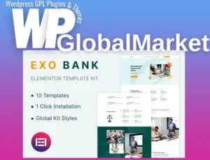 Exobank – Financial Elementor Template Kit Download