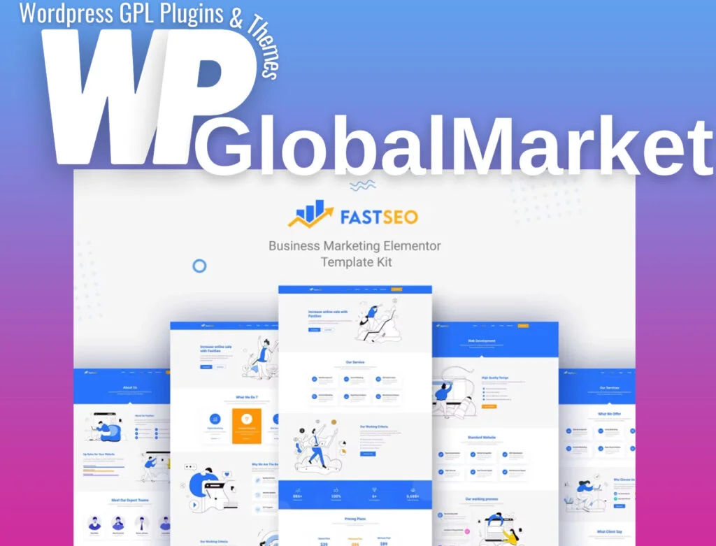 Fastseo – business marketing elementor template kit