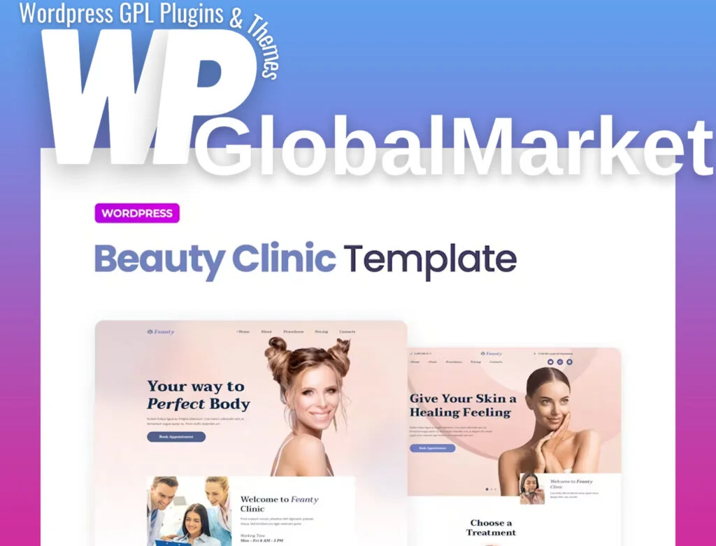 Feanty – beauty clinic elementor template kit