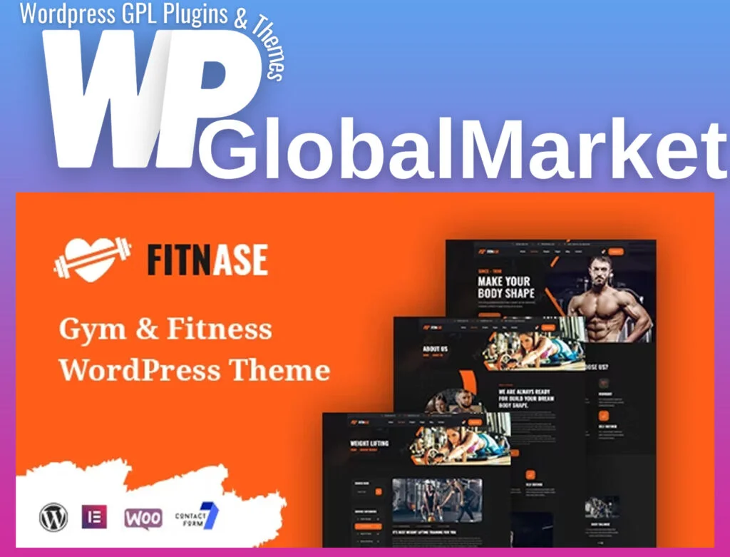 Fitnase – gym and fitness wordpress theme