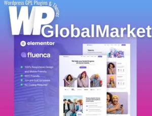 Fluenca – Social Media Agency Elementor Pro Full Site Template Kit