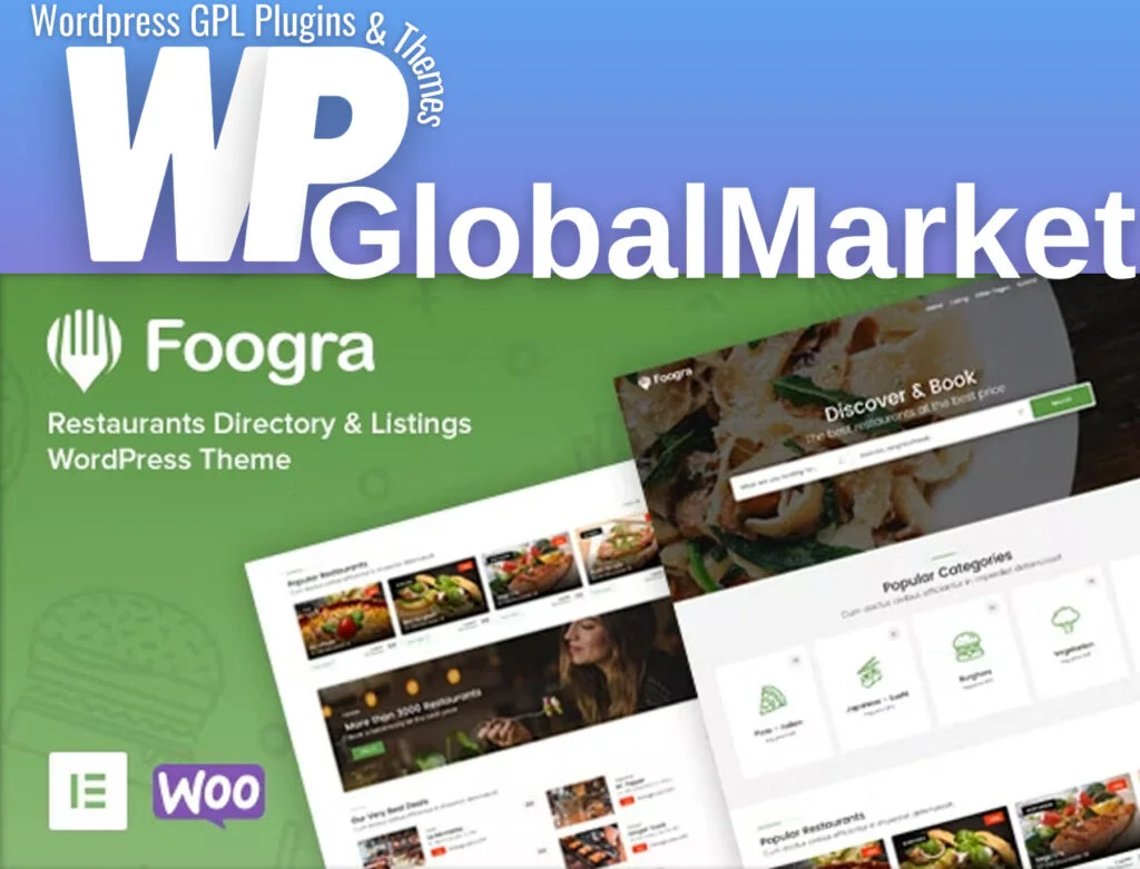 Foogra – restaurants listings wordpress theme