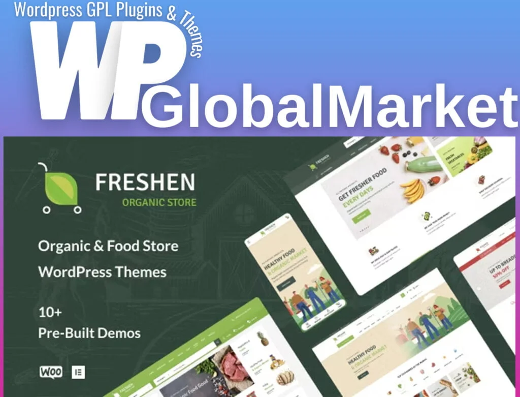 Freshen – organic food store wordpress theme