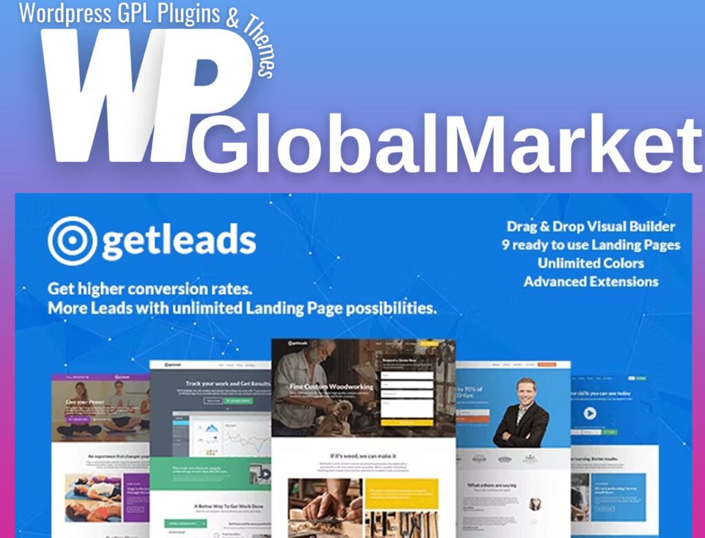 Getleads High-Performance Landing Page WordPress Theme
