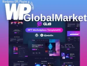 Glib – NFT Marketplace Elementor Pro Template Kit