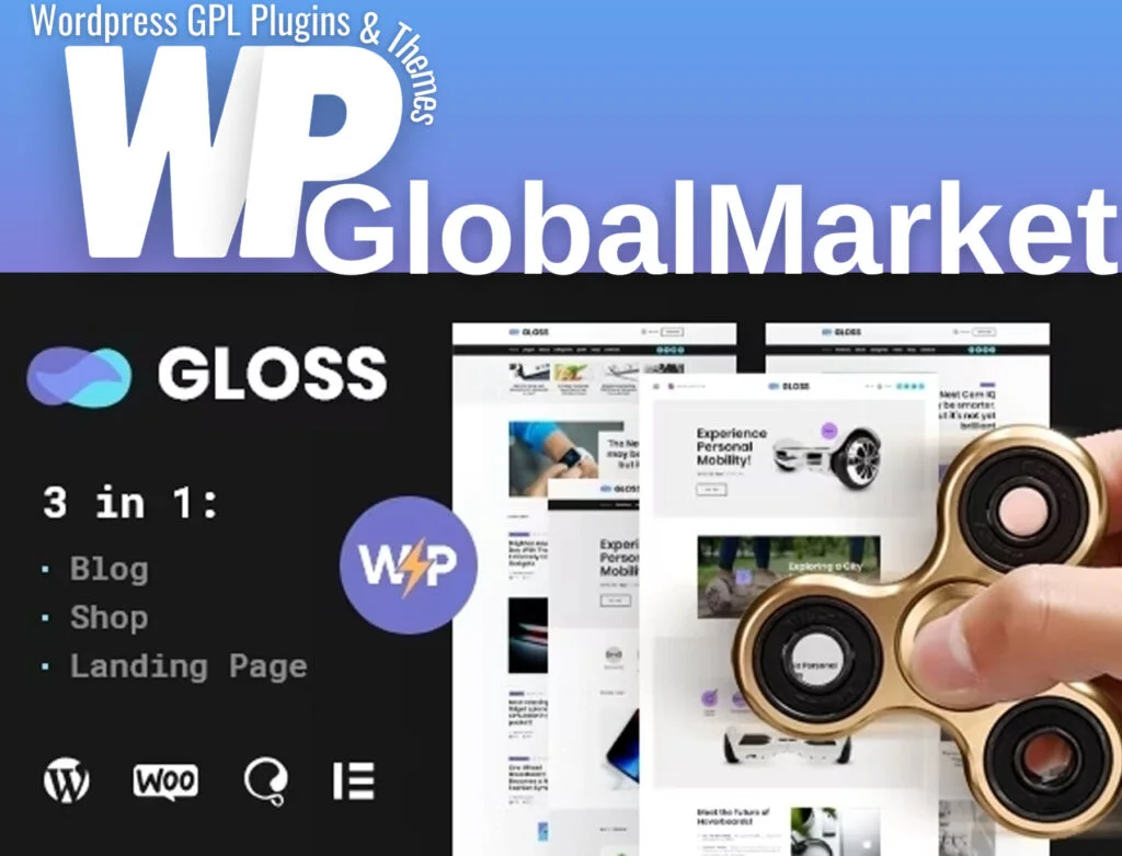 Gloss – viral news magazine wordpress blog theme and shop