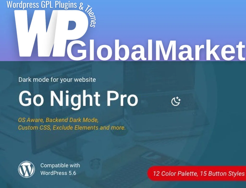 Go night dark mode wordpress plugin