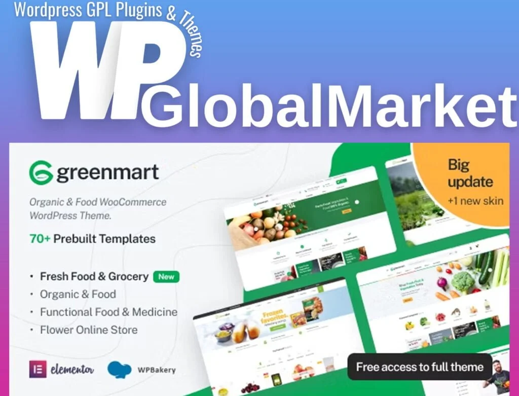 Greenmart organic woocommerce theme