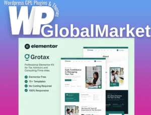 Grotax – Tax Advisor and Consulting Firm Elementor Template Kit