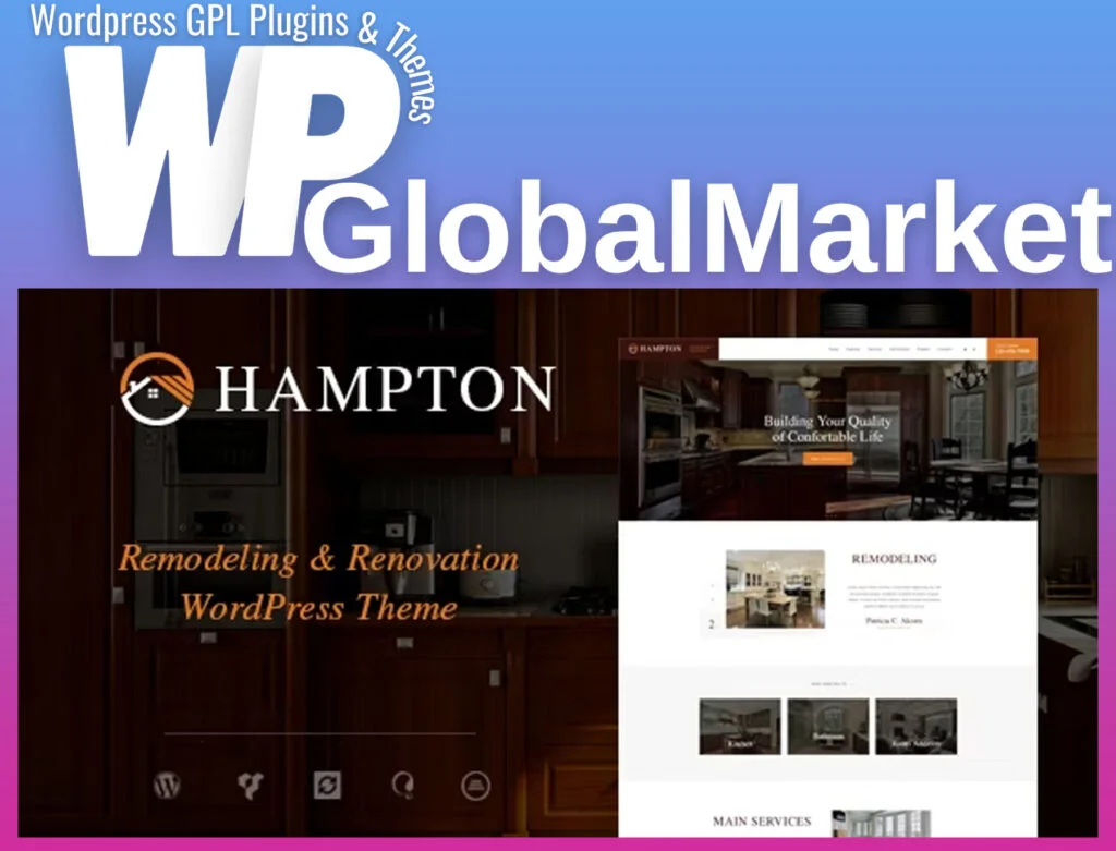 Hampton – home design and renovation wordpress theme