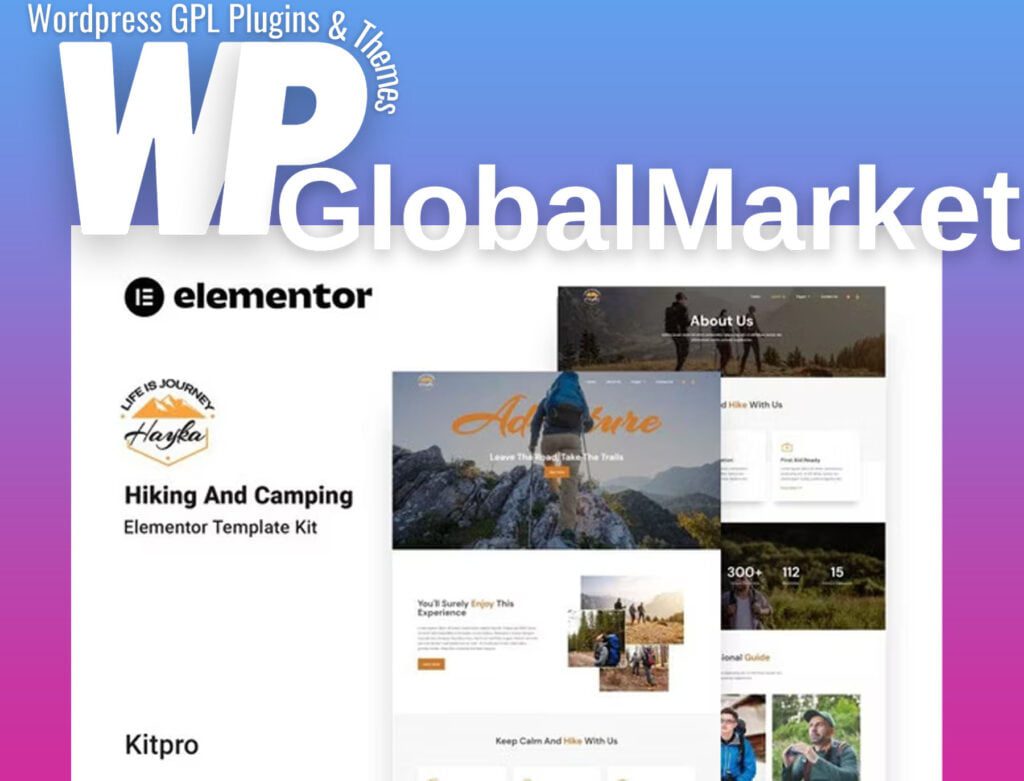 Hayka – Hiking & Camping Elementor Template Kit