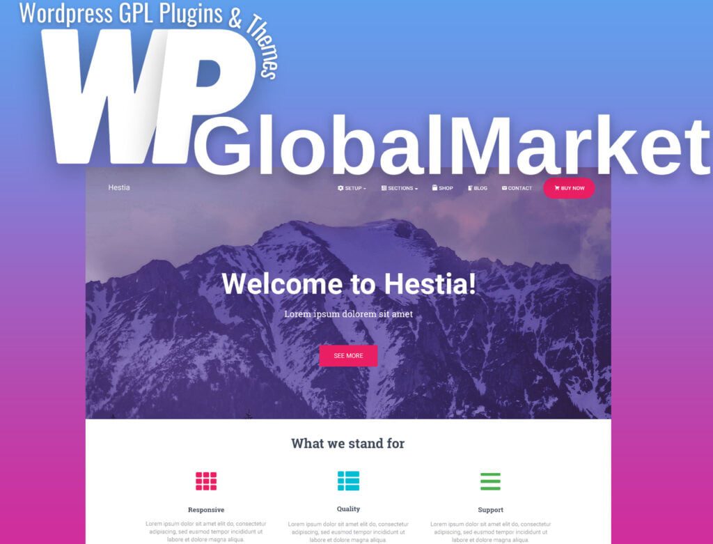 Hestia Pro WordPress Theme