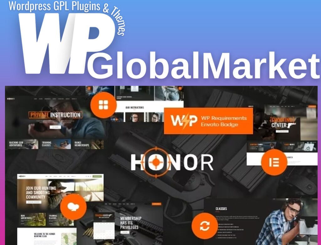 Honor – Shooting Club and Weapon Store WP Theme