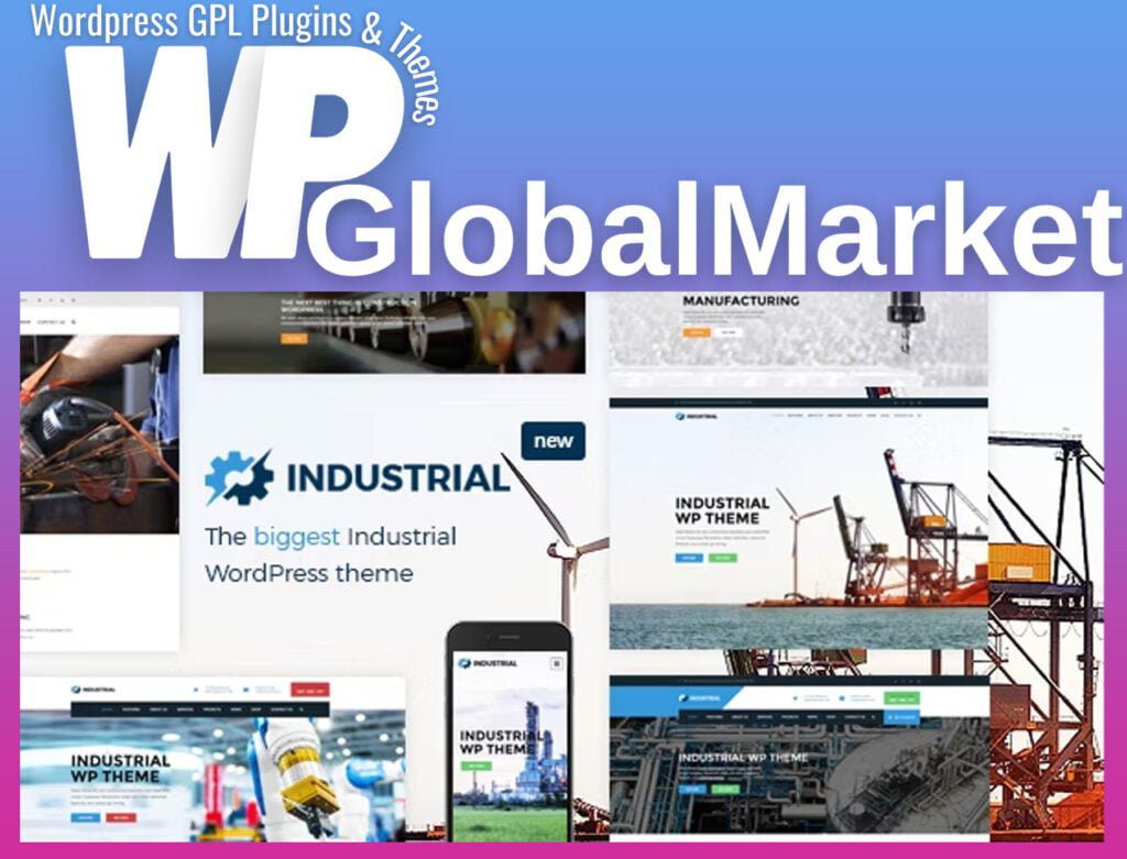 Industrial – Factory Business WordPress Theme