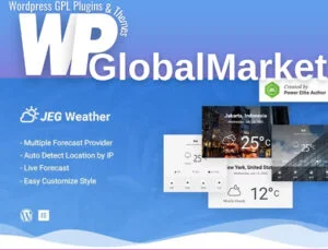 Jeg Weather Forecast – Add-on for Elementor and WPBakery