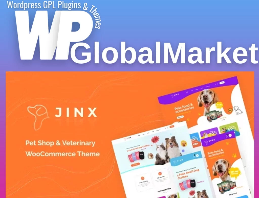 Jinx – pet shop and veterinary woocommerce theme