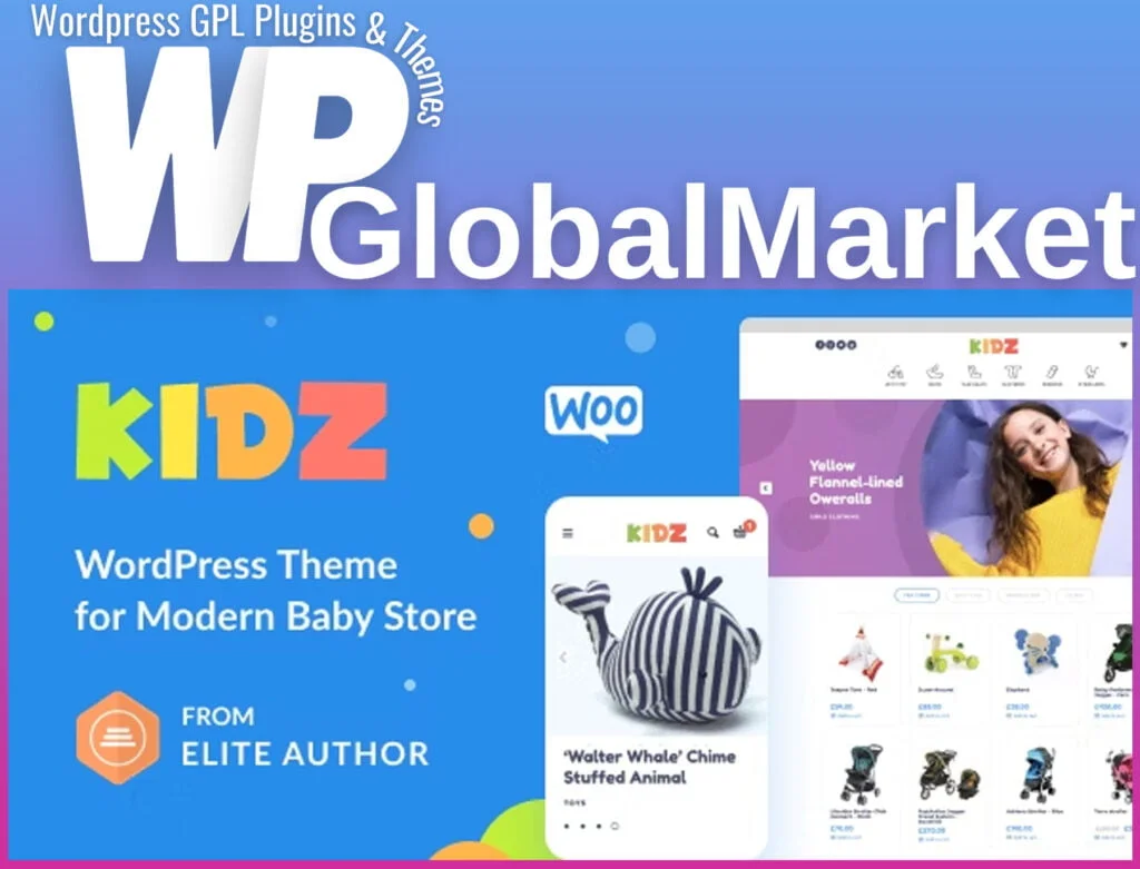 Kidz – baby shop and kids store wordpress woocommerce theme