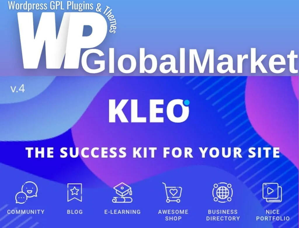 Kleo community and multipurpose theme