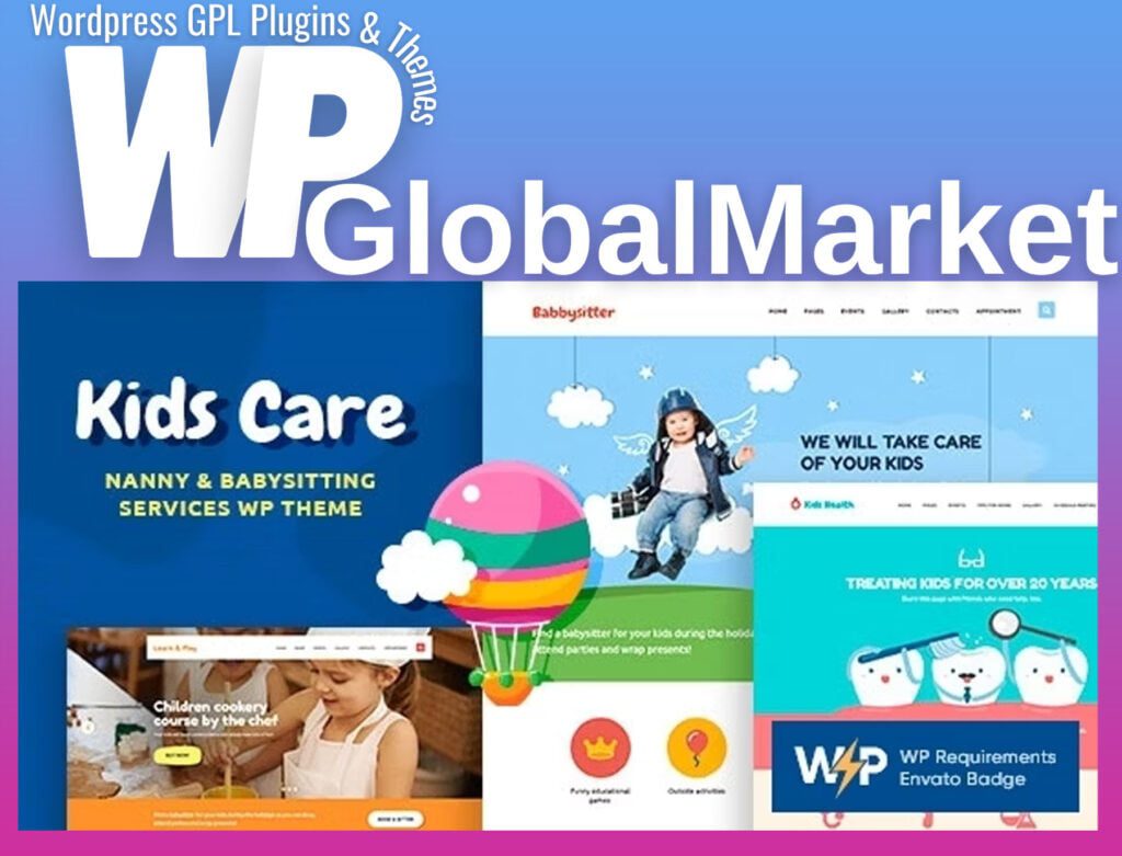 Kids Care – A Multi-Purpose Children WordPress Theme