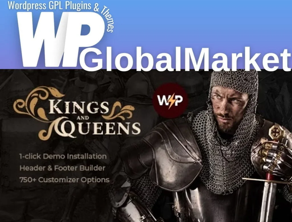 Kings and queens | historical reenactment wordpress theme