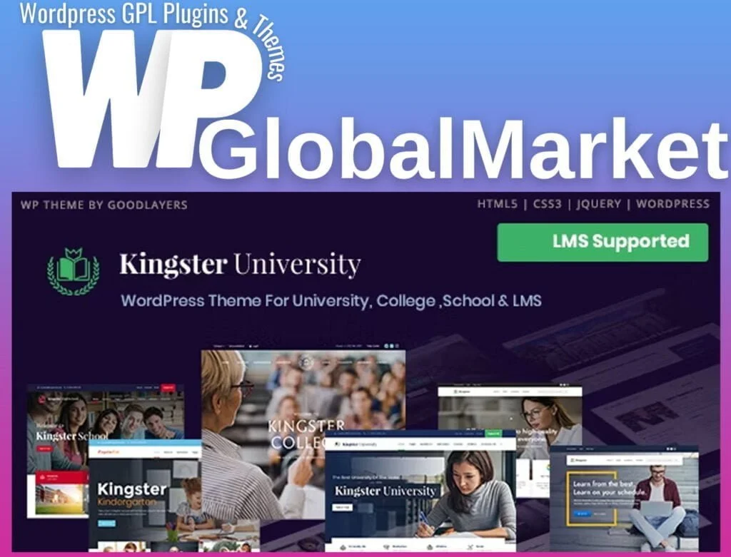 Kingster – education wordpress for university, college and school