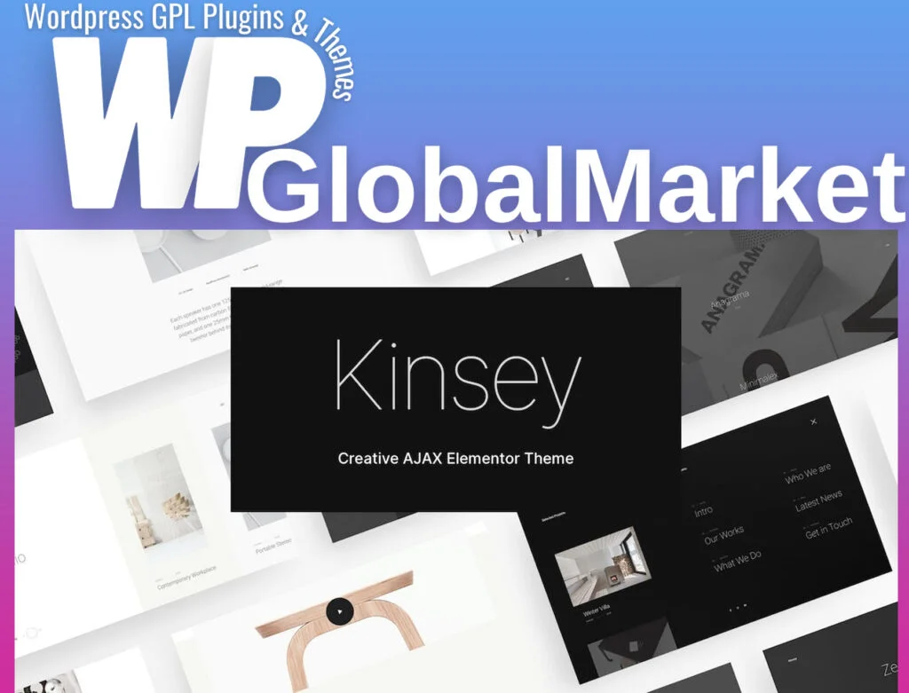 Kinsey – creative ajax elementor theme