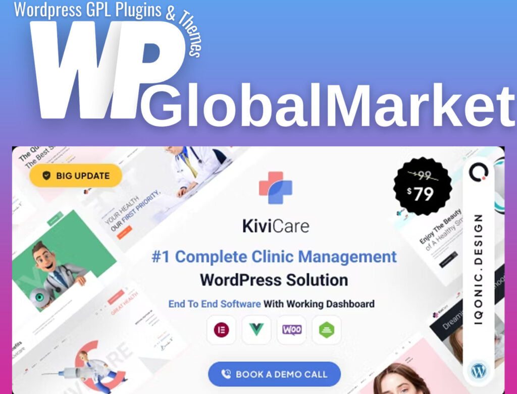 KiviCare – Medical Clinic and Patient Management WordPress Theme