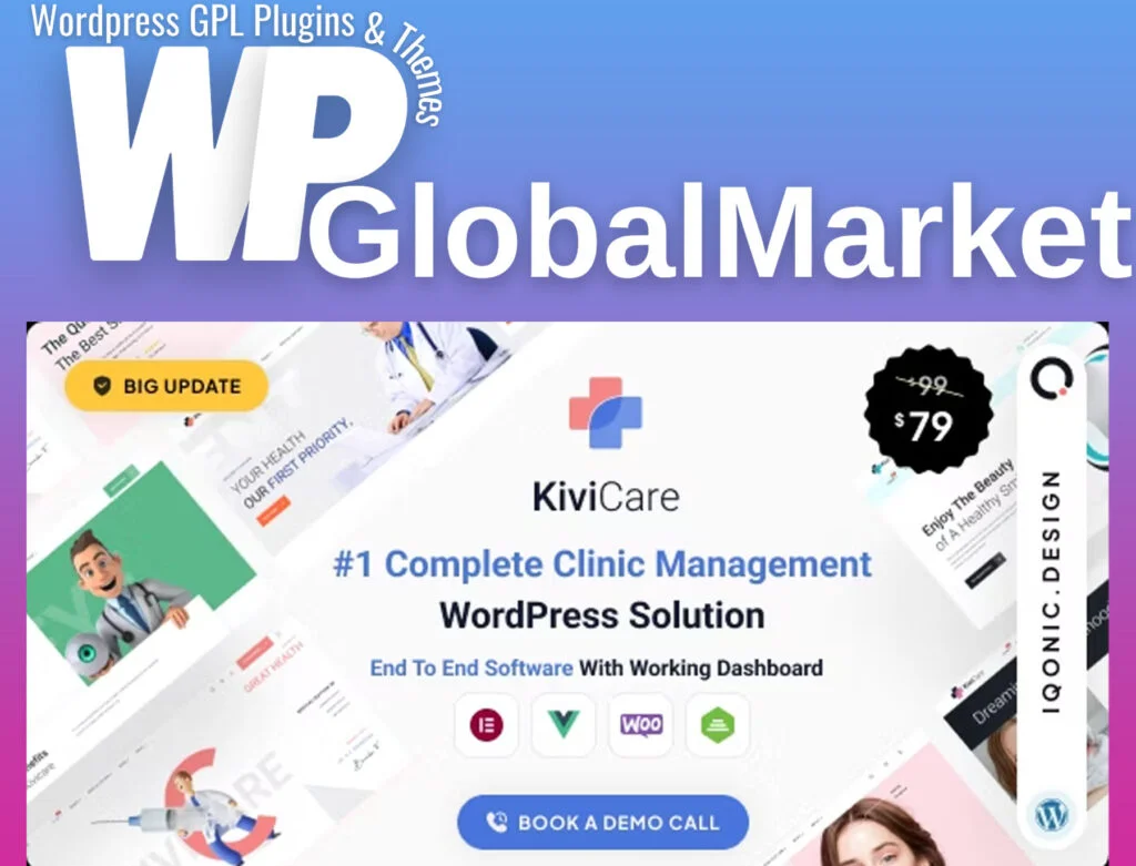 Kivicare – medical clinic and patient management wordpress theme