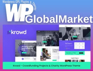 Krowd Crowdfunding and Charity WordPress Theme