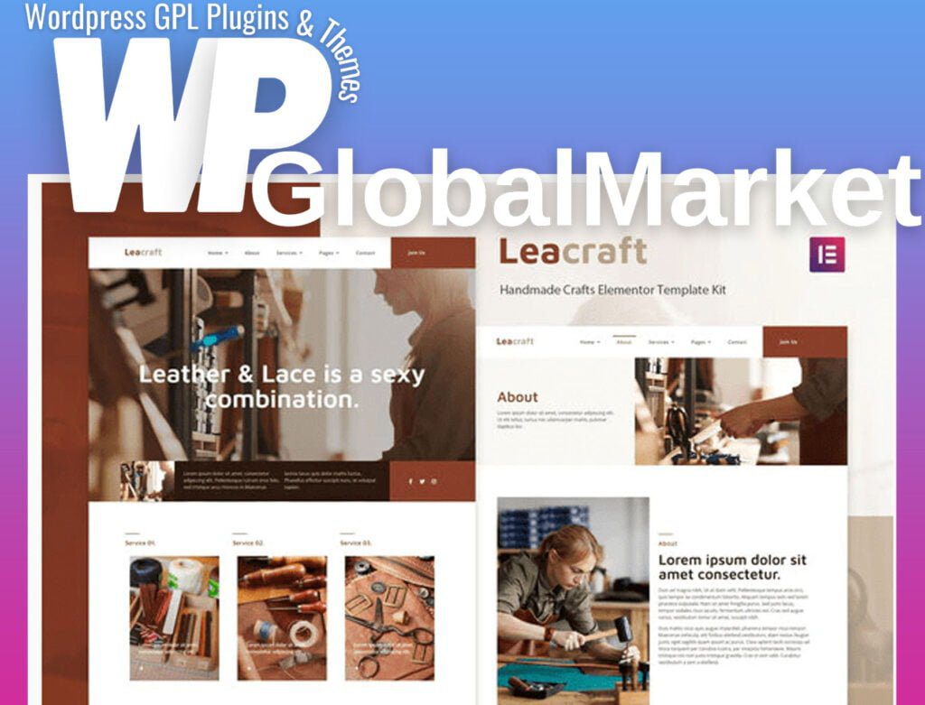 Leacraft – Handmade Crafts Elementor Template Kit