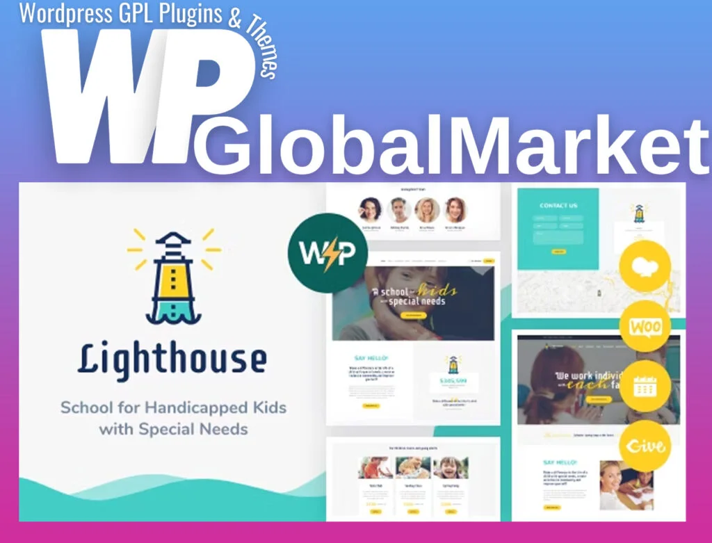 Lighthouse | school for handicapped kids with special needs wordpress theme