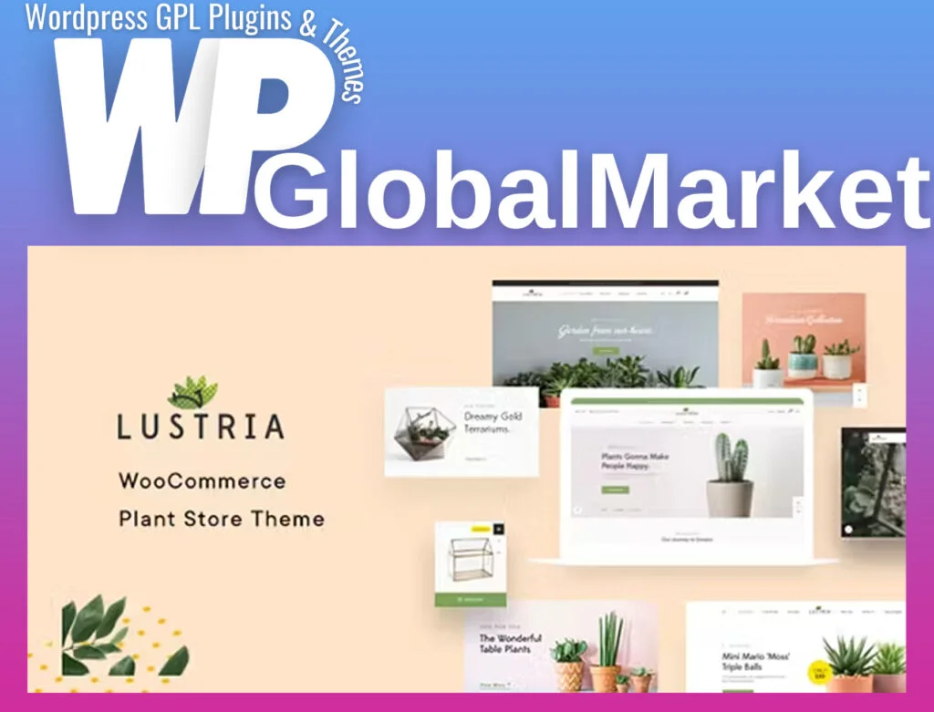 Lustria – multipurpose plant store wordpress