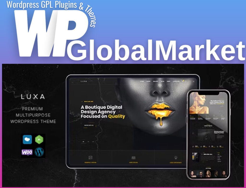 Luxa – Luxury Black MultiPurpose WordPress Theme