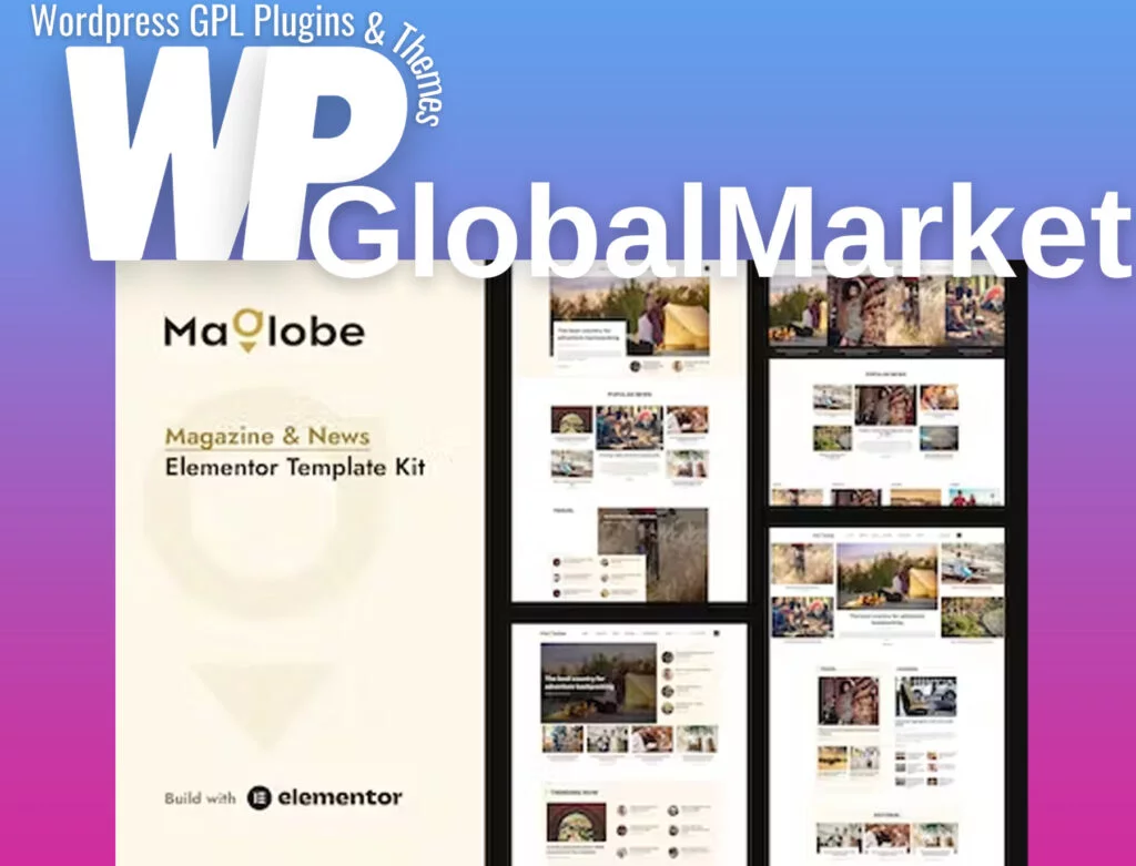 Maglobe – magazine and news elementor template kit