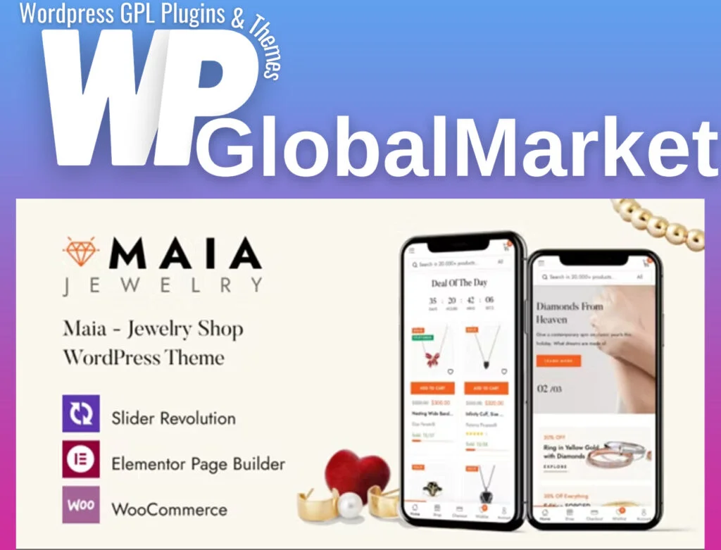 Maia – jewelry shop wordpress theme