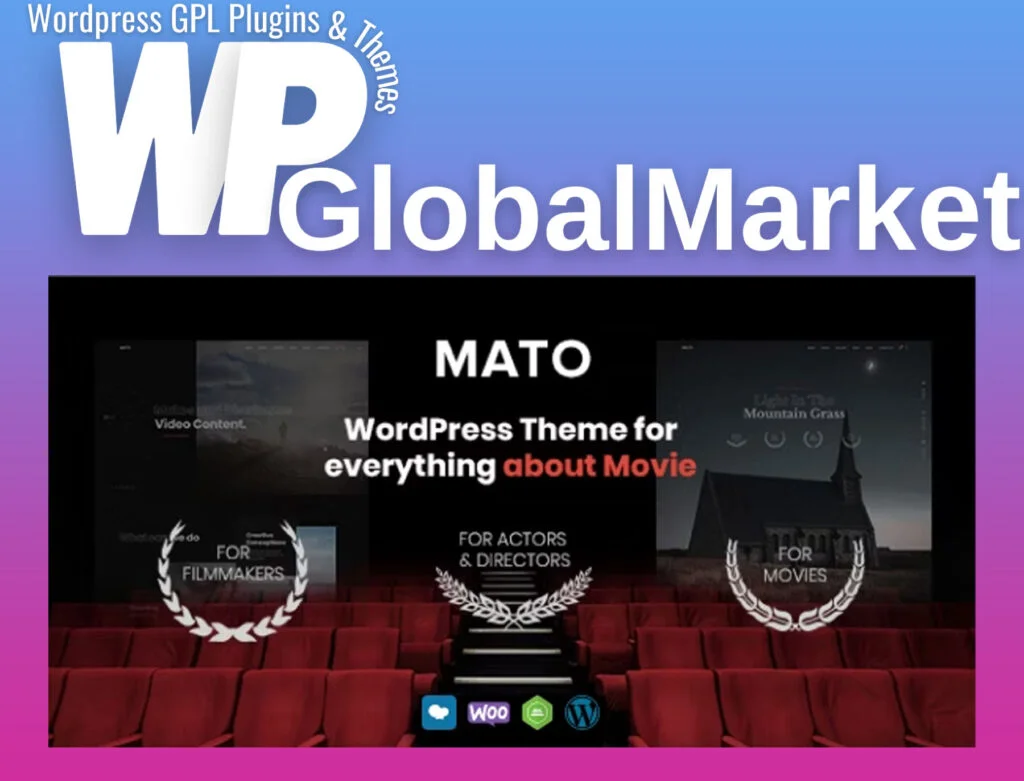 Mato – movie studios and filmmakers wordpress theme