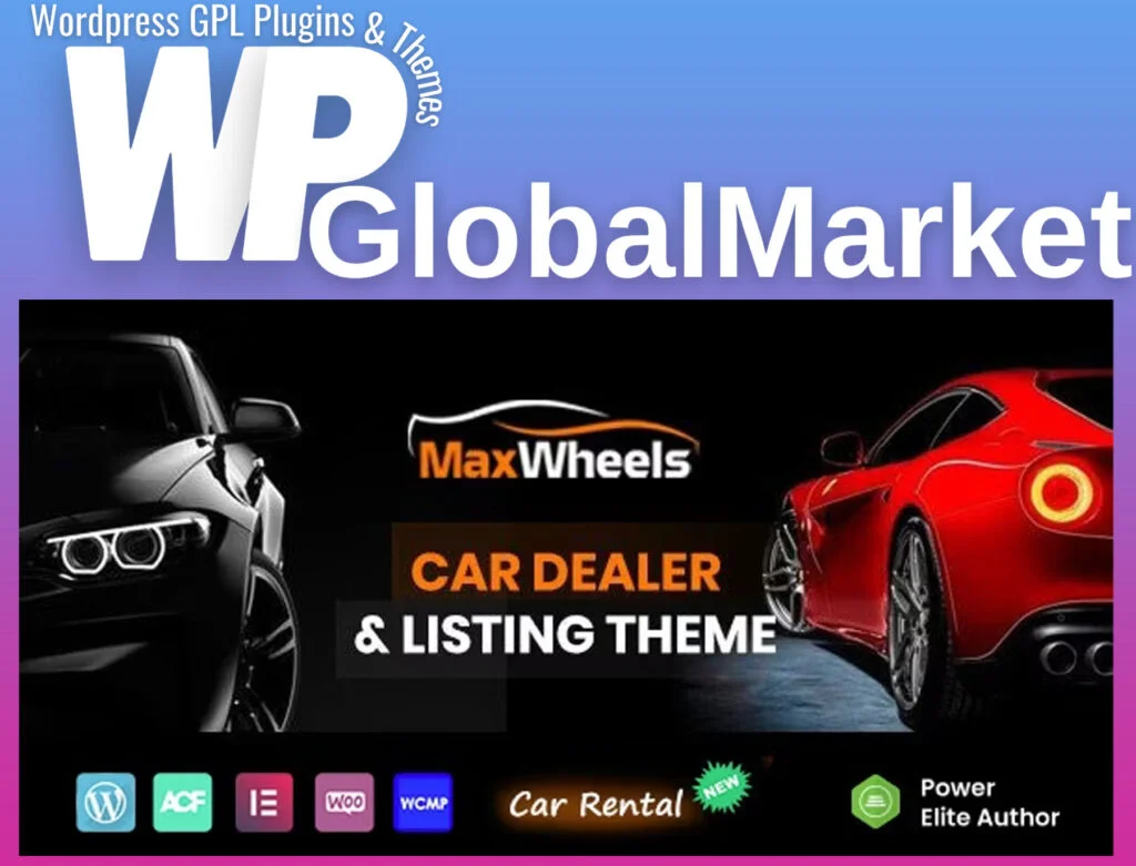 Maxwheels – car dealer automotive & classified multivendor wordpress theme