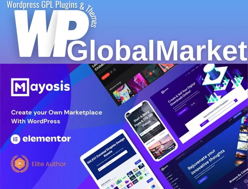 Mayosis digital marketplace theme