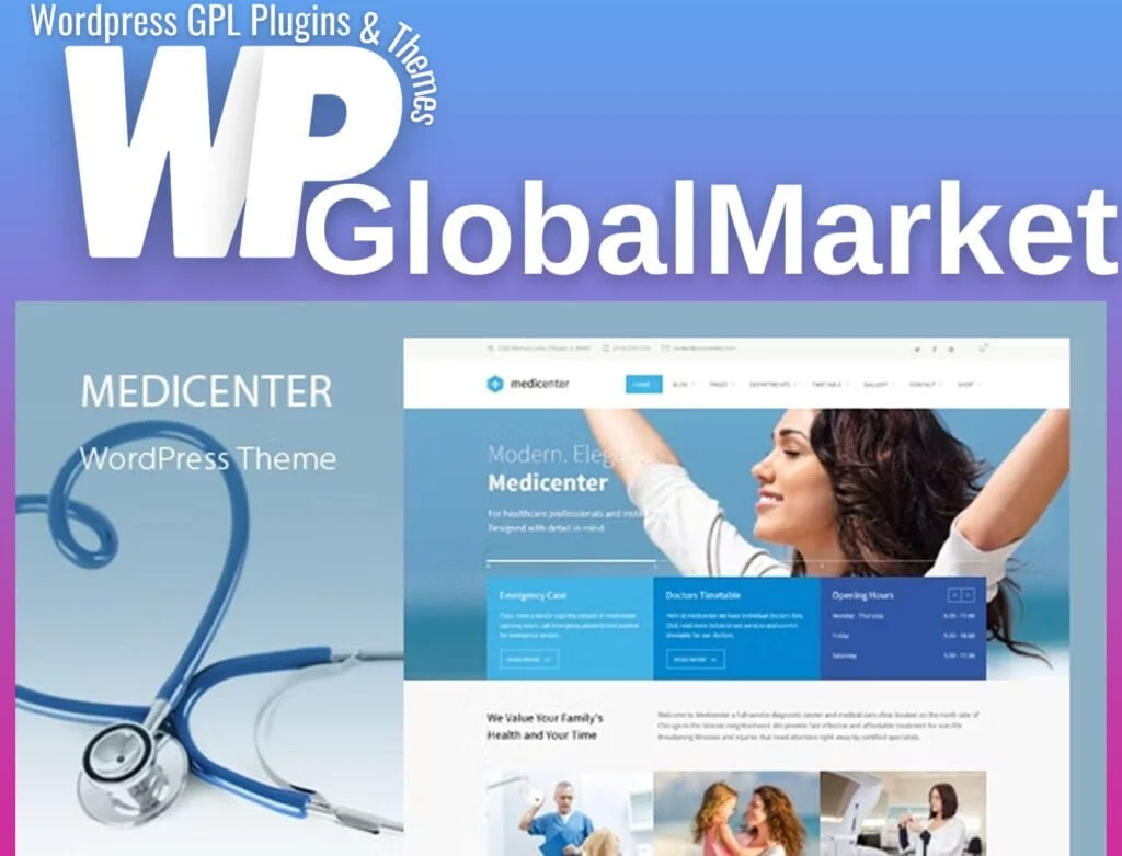 Medicenter – health medical clinic wordpress theme