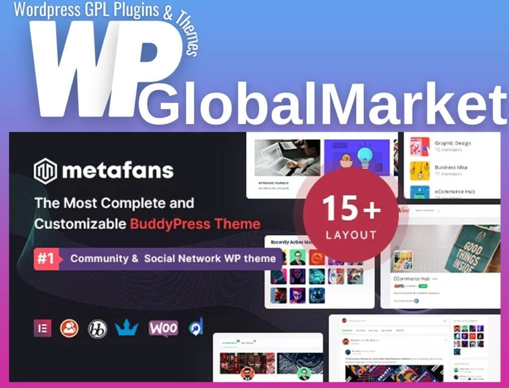 Metafans community and social theme