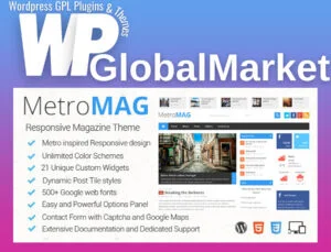 Metro Magazine Responsive WordPress Theme