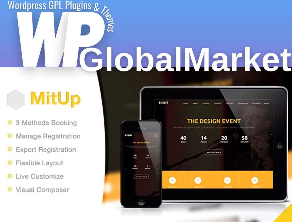MitUp Event and Conference WordPress Theme